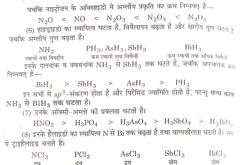 BSC P Block Elements Inorganic Chemistry Notes