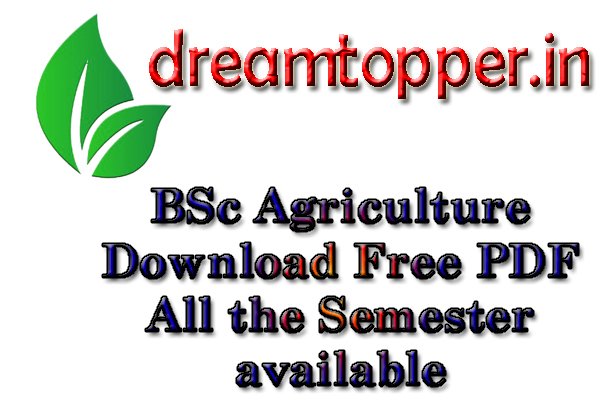Bsc Agriculture ICAR Books Notes Questions Paper Download in PDF all Year and Semester